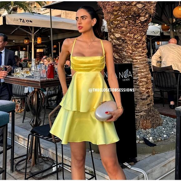 ZARA BLOGGER FAVE!!! Ruffled Short Dress NWT - Picture 10 of 16